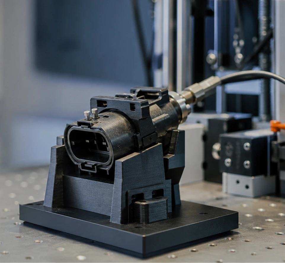 Prüfadapter und Montagehilfen